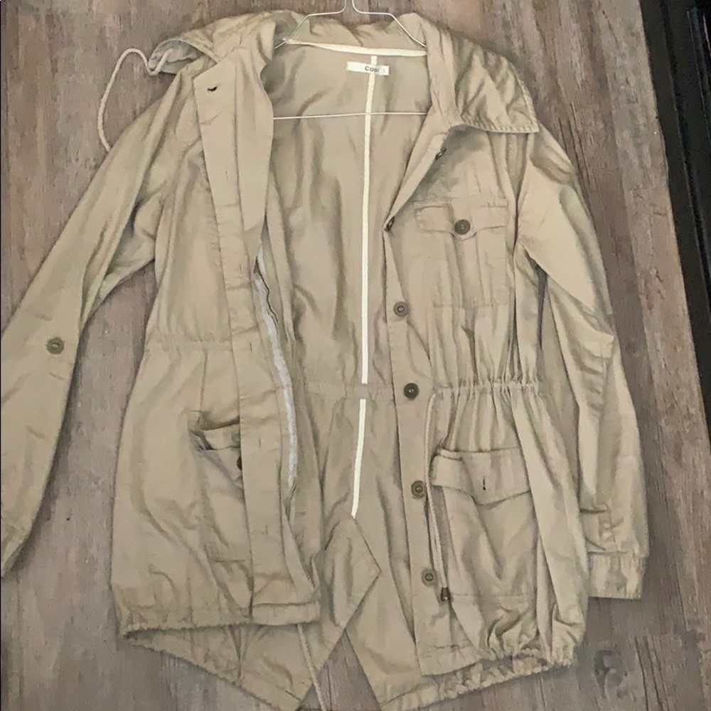 Button hoodie full sleeve winter jacket